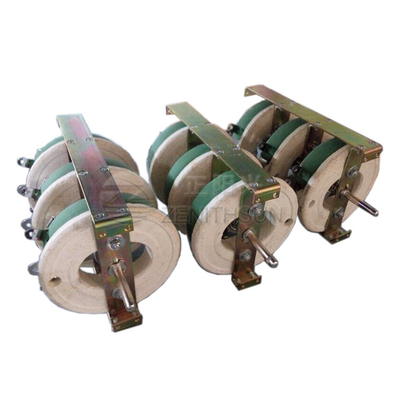 900Watt แผลลวดเคลือบซีเมนต์ Rheostat เซรามิกตัวแปรพร้อมลูกบิด