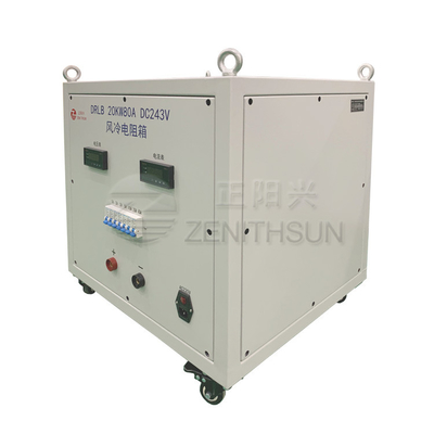 250V 80A DC Dummy Load Bank แบบพกพา Variable Resistive Fans Cooling