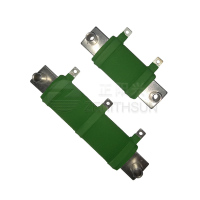 60W 100 Ohm J ตัวต้านทานแบบลวดพันกำลังสูงแบบแบนไม่ติดไฟ