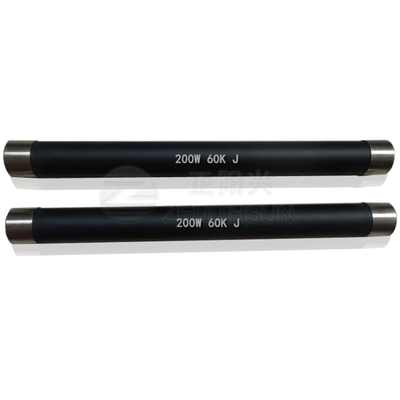 300W 10M J ตัวต้านทานแรงดันสูงพิเศษฟิล์มหนาไม่เหนี่ยวนำ