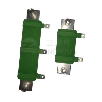 60W 100 Ohm J ตัวต้านทานแบบลวดพันกำลังสูงแบบแบนไม่ติดไฟ