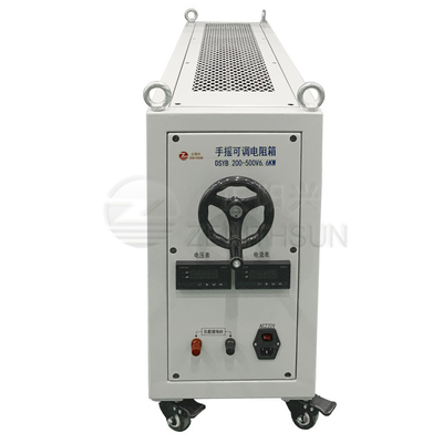 10kW 50 Ohm แบตเตอรีรีซิสเตอร์แบบเลื่อนได้พร้อม Hand Wheel