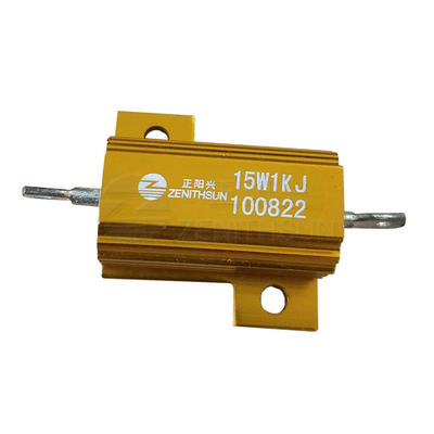 15W 100KΩ LED Load Resistor Wire Wound ตัวยึดพื้นผิวพลังงานสูง