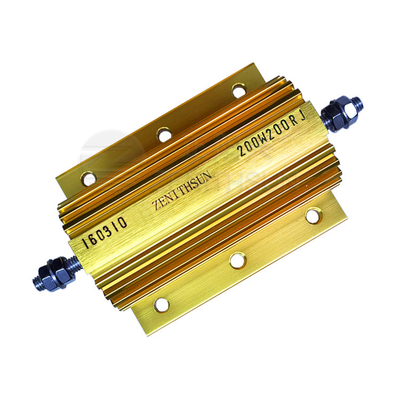 อลูมิเนียม 200W Housed Wirewound Led Load Resistors สำหรับ Capacitor Charge